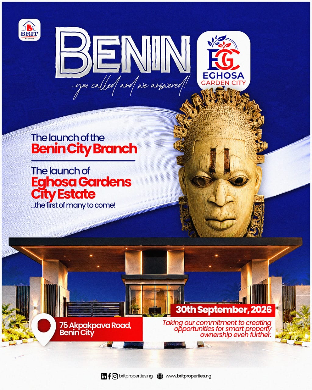 Brit Spelling Bee Competition flyer