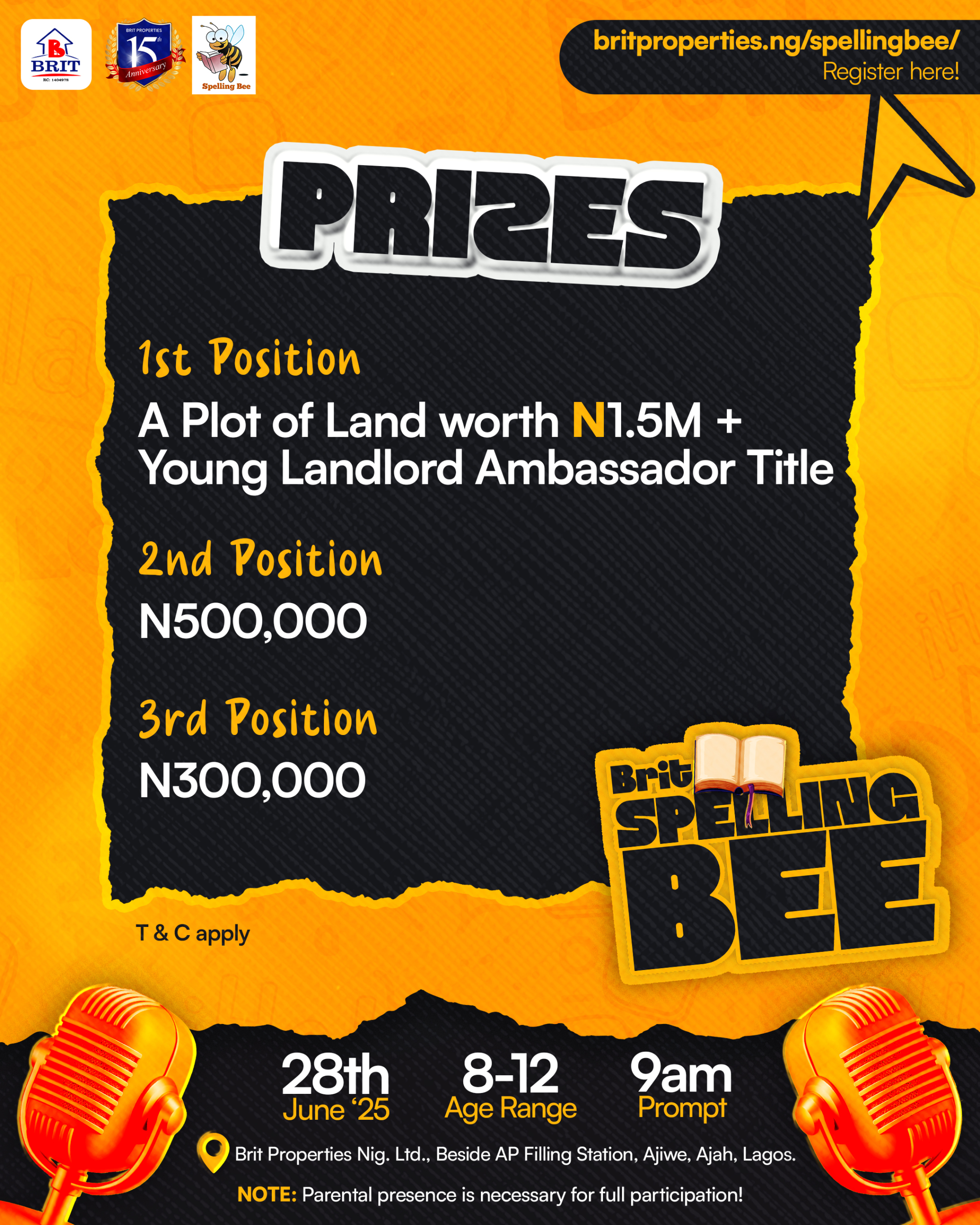 brit young landlord spelling bee