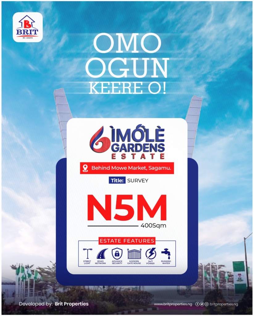 buy land in nigeria, land for sale in nigeria, Imole flyer