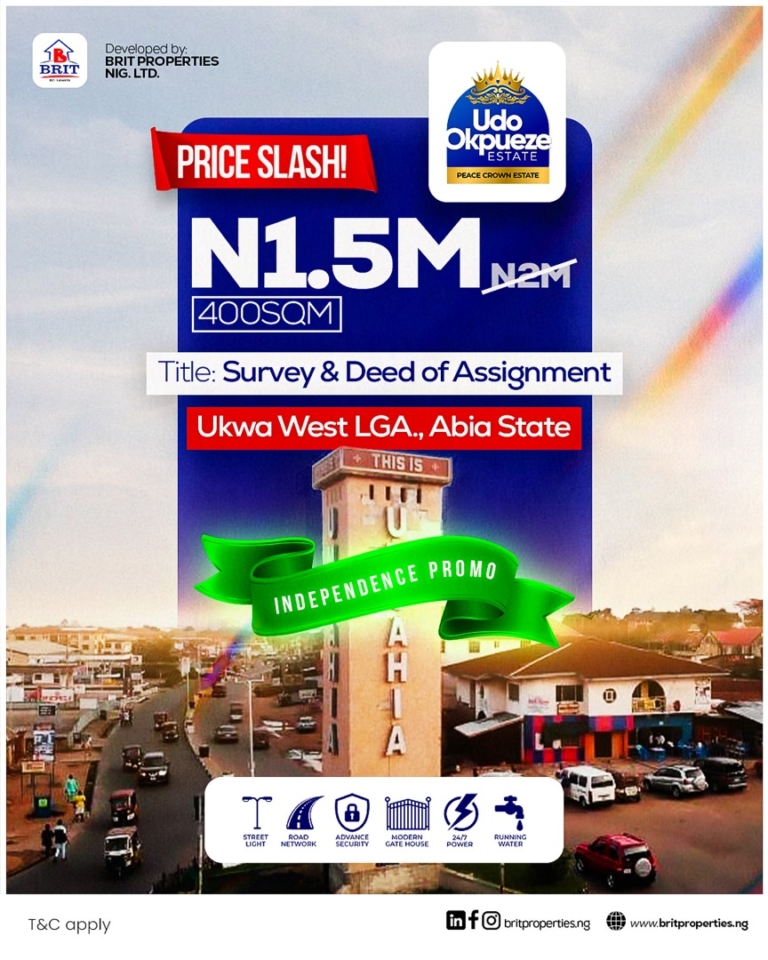 buy land in nigeria, land for sale in nigeria, imole flyer