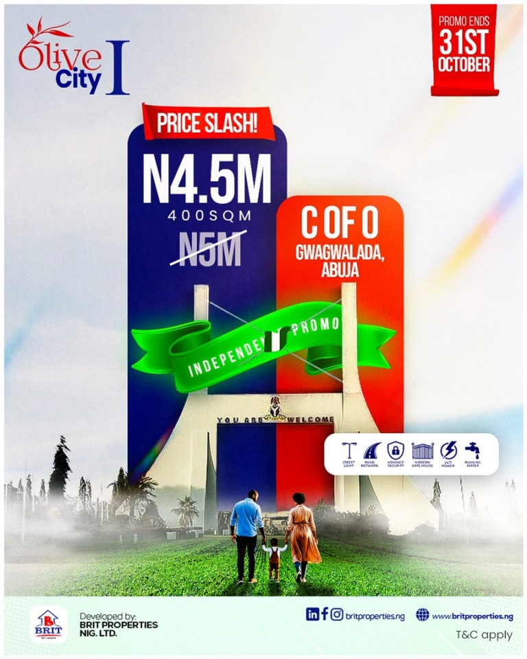 buy land in nigeria, land for sale in nigeria, imole flyer