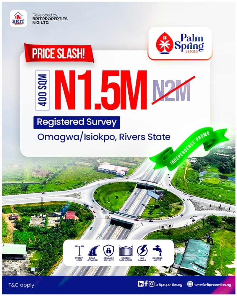 buy land in nigeria, land for sale in nigeria, imole flyer