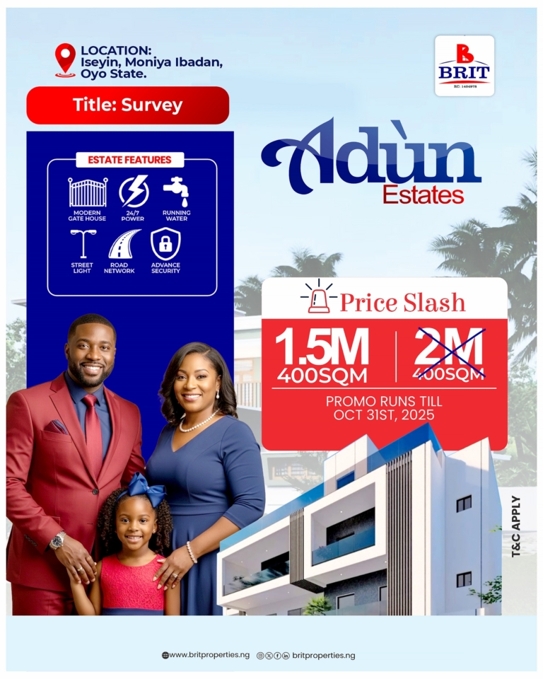 buy land in nigeria, land for sale in nigeria, imole flyer