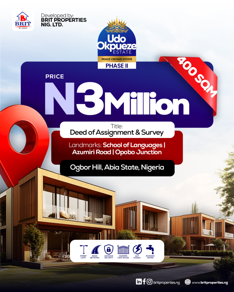 Udo Eze estate Phase 2